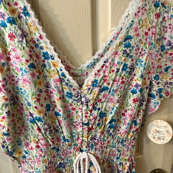 NWT JOLIE AND JOY SUMMER DRESS SIZE LARGE - Picture 2 of 4